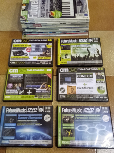 Future Music Computer Music 12 Revistas + 10 Dvds Belgrano (Usado)