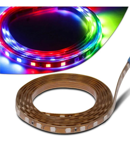 Fita Super Led 2m Metros Branco Quente Frio Sem Fio 120 Leds