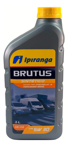Óleo Motor Ipiranga Brutus 5w30 C2 C3 Sintético 1l