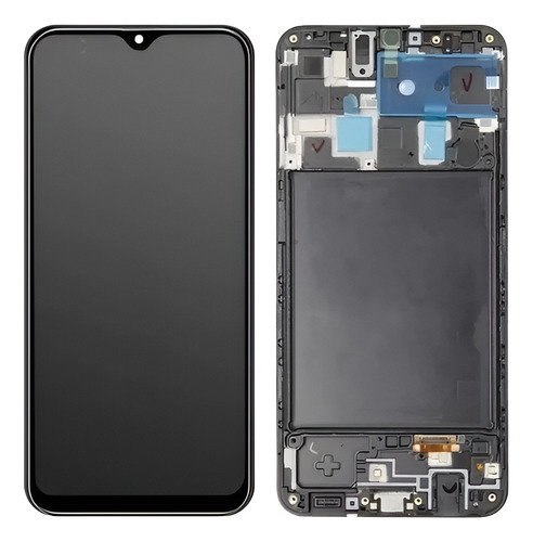 Sjpm Tela Display Lcd Compatível A20 A205 A205g Com Aro