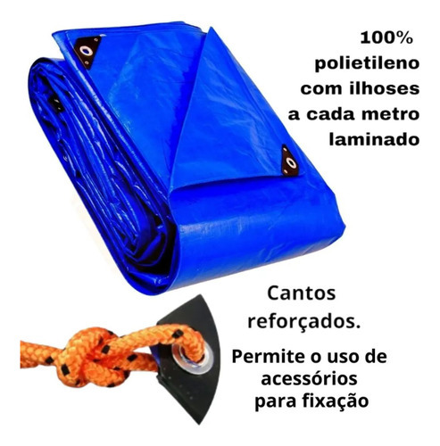 Lona Grande 6x5 Metros Para Caminhão E Caminhonete + Corda