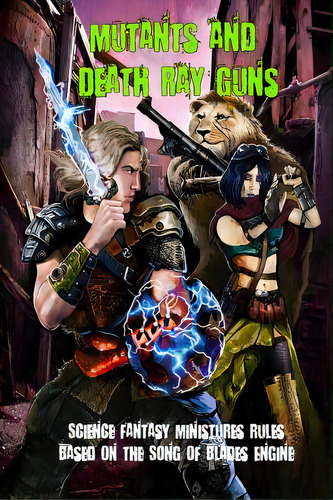Mutants And Death Ray Guns: Post-apocalyptic Miniatures Rules, De Sfiligoi, Andrea. Editorial Createspace, Tapa Blanda En Inglés