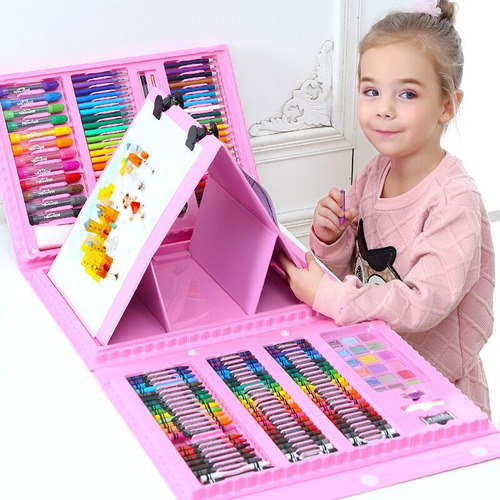 Crianças Escola Mala Desenho Desenho Colorir, Caixa.