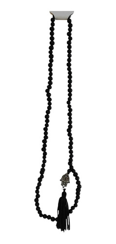 Imagem 1 de 1 de Japamala 108 Contas De Sementes De Açai Preto - Espiritual