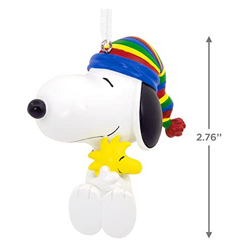 Peanuts Snoopy Abrazando Woodstock Adorno De Navidad