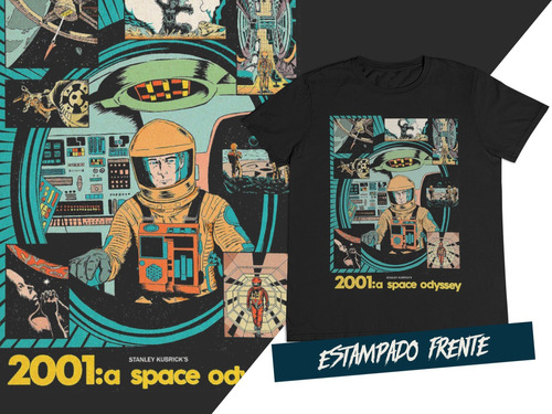 Camiseta Cine Ciencia Ficcion 2001 Odisea Del Espacio