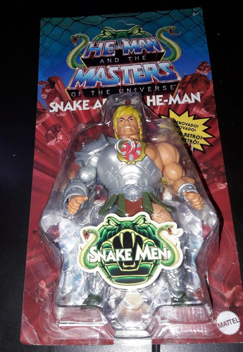 Masters Of The Universe Snake Armor He-man Mattel Unpunched (Usado)