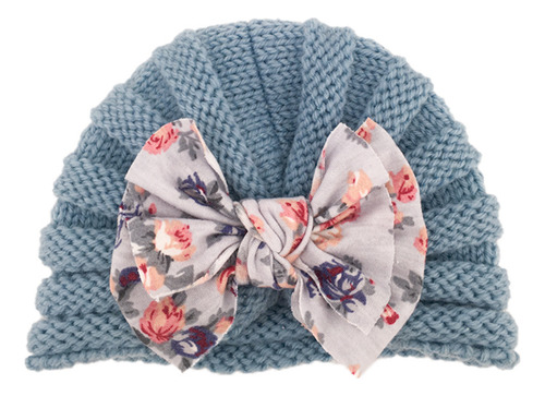 Gorro De Punto Para Bebé Gris Cálido Y Cómodo