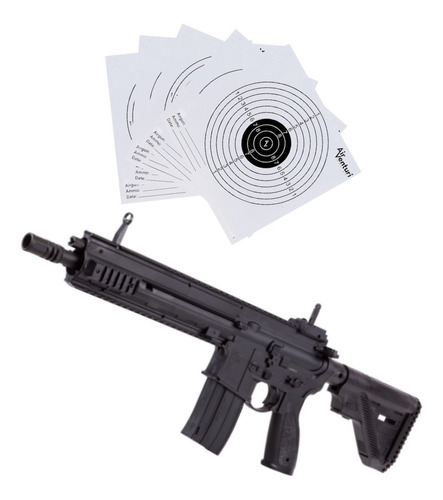 Hk 416 12g Co2 Ar15 Rafaga 6 Bbs 4.5mm 36rd 450fps Xchws P