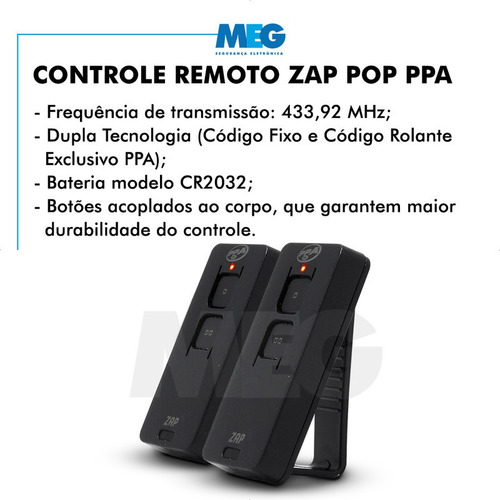 Imagem 4 de 8 de Kit Motor De Portão Eletrônico Deslizante Ppa 1/4 Hp Rápido