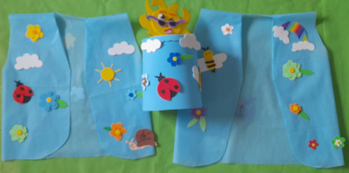 Disfraz Primavera Tnt Disfraces Infantil Chalecos Decorados