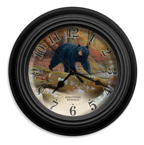 Reloj De Pared Con Piedras Reflectantes, 10, Multicolor