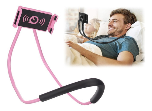 Soporte Celular Sujetador Cuello Flexible Hand Free Practico