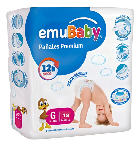 Pañal Emubaby Premium Variedad Tallas