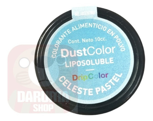 Colorante Liposoluble Celeste Pastel 10 Cc Dust Color 