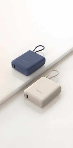 Carregador Xiaomi Power Bank 10000mah Super Charge C/cabo Azul