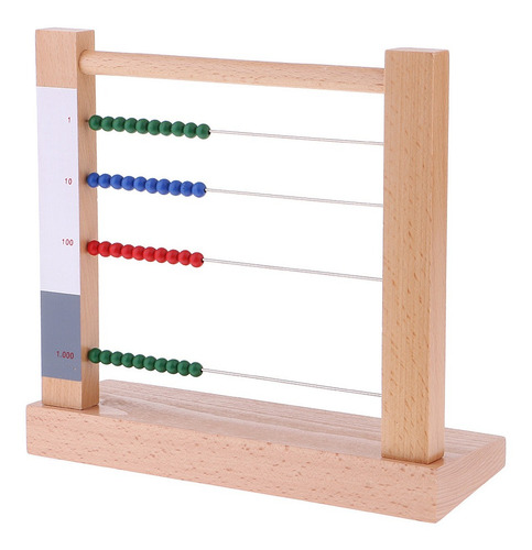 Montessori Material Matemático Juguete De Madera - Cuentas