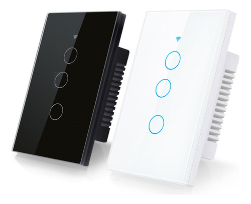 Interruptor Smart Triple Wifi Alexa/g No Requiere Neutro