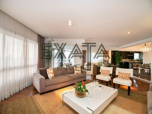Imagem 4 de 28 de Apartamento À Venda No Panamby Com 285m² De Área Privativa, Living Com Varanda, 4 Suítes Com Armários, Living Amplo E Espaçoso, Home Theater, Depósito - Ap01350 - 70820244