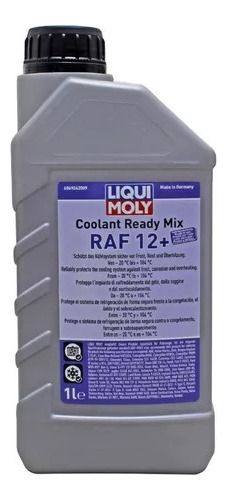 Refrigerante  50% Mix Raf 12 Rojo 1l Liqui Moly Original 