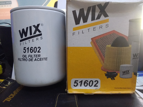 Filtro De Aceite Wix 51602