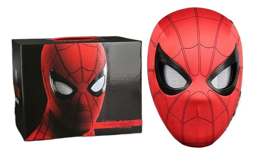 Máscara Spider - Man Ojos Móviles + Guantes + Kits De Reloj