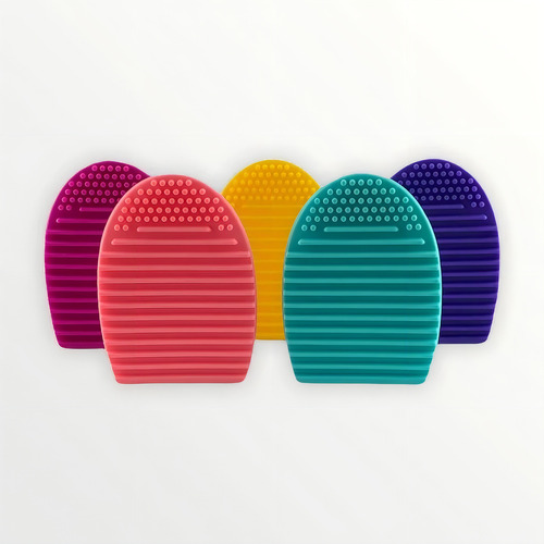 Limpiador De Brochas De Silicona Brushegg Color Morado