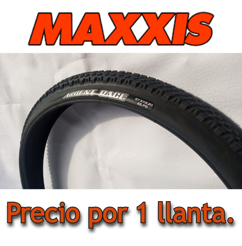 Imagen 1 de 8 de  Llanta Maxxis Ardent Race 27.5*2.20. Talón Convencional.