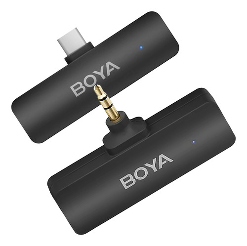 4 Microfonos Boya Corbateros By-v4 Usb-c / Mini Plug 3.5 Trs