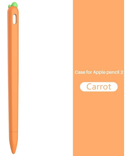 Protector Case Funda Para Apple Pencil 1/2 Gen Zanahoria 