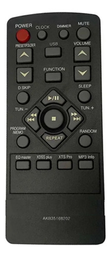 Control Remoto  Para Minicomponentes LG Akb35168202