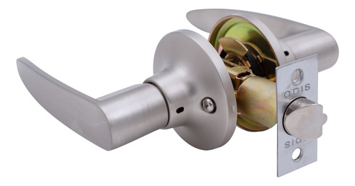 Cerradura Tubular Con Manilla Odis 203 Acceso Niquel Gris
