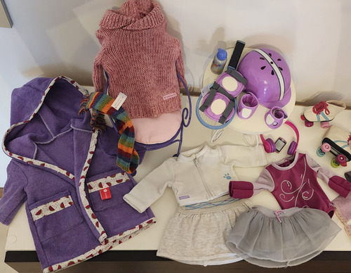 Muñeca American Girl Marie Claire Con Ropa Y Accesorios