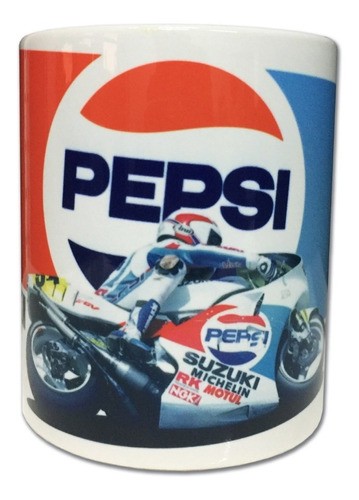 Tazon Personalizado Pepsi Moto Gp Vintage