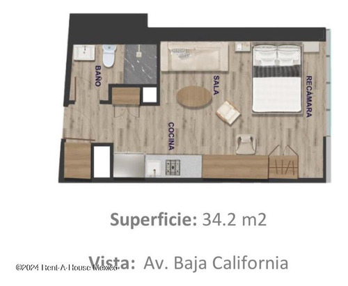 Loft En Renta En Roma Sur Cuauhtémoc Mp 25-2641