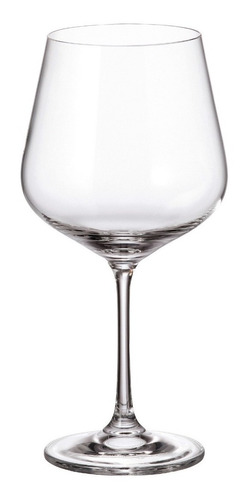 Imagen 2 de 5 de Copón Vino Cristal Bohemia Original Strix 600ml Set X 6