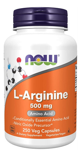 Suplemento L-arginina 500 Mg Aminoá - Unidad a $592