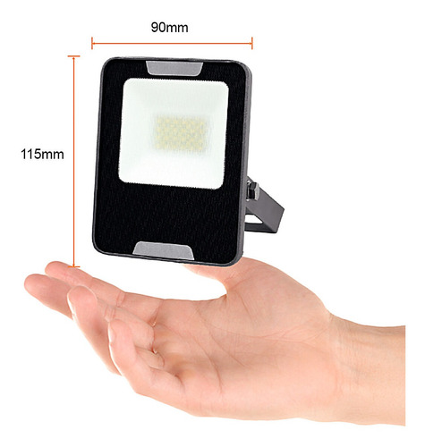 Reflector Moderno 20w Frío A Piso Ngr 6500k Ip65 Tecnolite