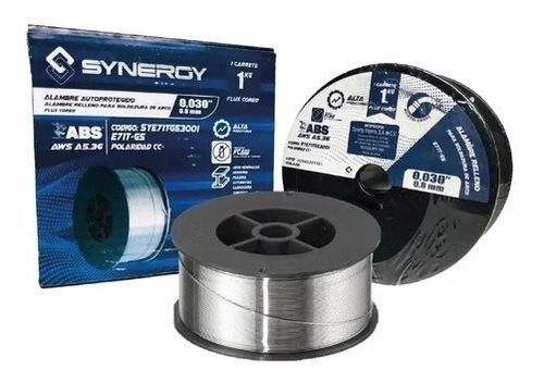 Microalambre Flux Core De 0.030 1kg 4pz Synergy Sye71tgs3001