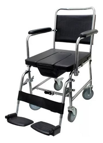 Silla Comodo Baño Plegable C/ruedas Reposapies Kd Speedy