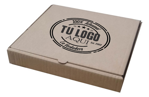 Cajas Para Pizza Personalizadas 22 Cm. 300 Unidades