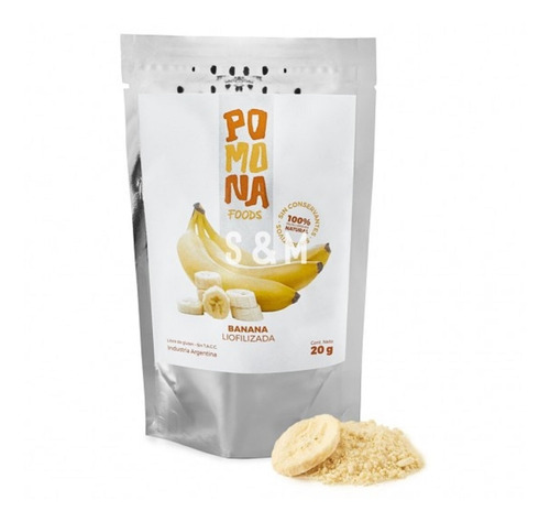 Banana Liofilizada Fruta Deshidratada 20g