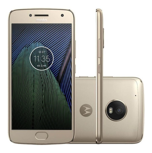 Celular Motorola Moto G5s Ouro 5.2 4g Android 7.1 Octa-core 