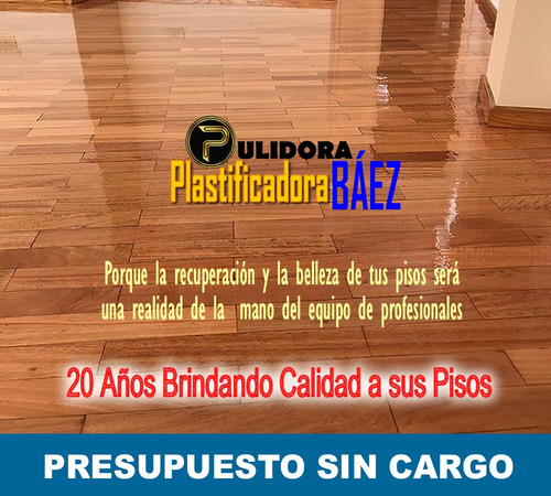 Imagen 2 de 10 de Pulidor Plastificador De Piso Madera Parquet Mosaico Marmol