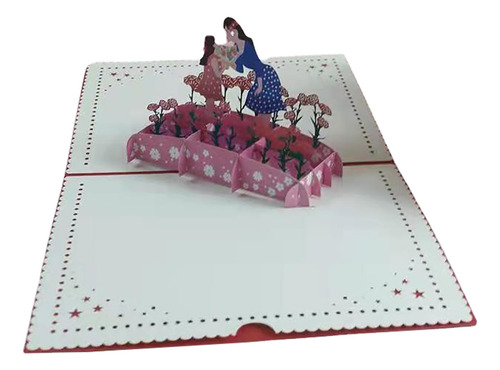 Tarjeta De Felicitación Recortada De Papel Con Diseño De Fel
