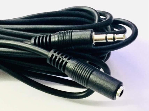 2 Cable Alargue Mini Plug 3.5mm Macho Hembra 5 Metros 