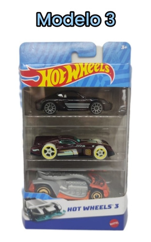 Hot Wheels Set X 3 Autitos Originales Pack Cerrado