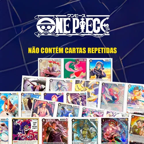 Lote 100 Unidades One Piece Card Game Sem Repetidas Original