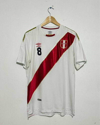 Camiseta Umbro X Perú C.cueva #8 Mundial 2018