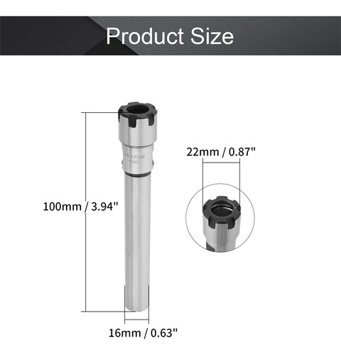 C16 Er16m 100l Router Collet Chuck Extensión Varilla R...